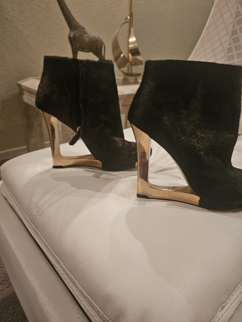 Bcbg Pony Hair Ankle Boots